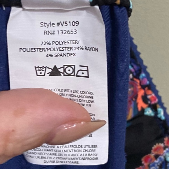 New VERA BRADLEY SZ SM Mary Cargo Pant SCRUB - Picture 4 of 5